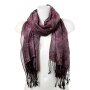 Scarf 70% Cotton 30% Polyester violet