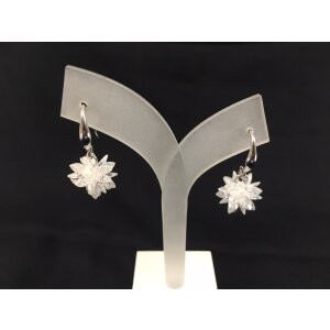 Earrings with Crystal Shard &quot;Ice Crystal&quot;