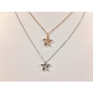 Necklace with Star pendant, 44cm
