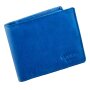 Leather wallet 12LX9,5HX2W MK002 / royal blue