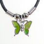 Mood necklace with a small butterfly SR-20499 Length 45cm, lobster clasp
