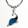 Mood necklace with an small dolphin SR-20503 Length 45cm, lobster clasp
