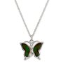 Mood fine necklace with an middle sized butterfly SR-20546 Length 44cm, lobster clasp