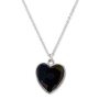 Mood fine necklace with an heart pendant SR-20551 Length 44cm, lobster clasp