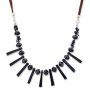 Necklace withcut glas stones for women by Venture,SR-20572, length 49cm