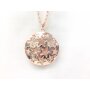 Chain with rhinestone-filled, SR-20588 rose gold