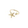 Ring with two starfish, SR-20619 gold