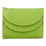 Tillberg wallet made from real leather 7 cm x 8,5 cm x 1,5 cm, apple green