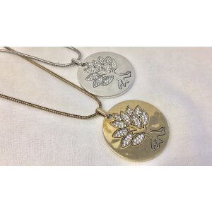 Necklace with tree pendant SR-20658