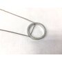 Necklace with circle as pendant,Length 80cm,SR-20705 silver