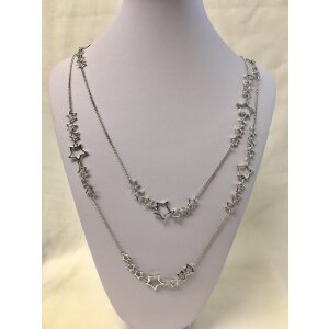 Chain with stars in different sizes, length 70 cm, SR-20721