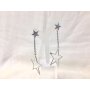 Ear studs with star, SR-20786 silver