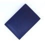 Wallet made from real leather 7,5 cm x 10 cm x 1 cm, navy blue
