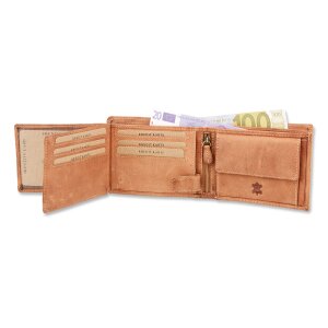 High quality and robust wallet made from real leather