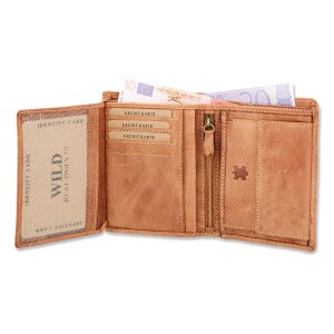 Real leather wallet, high quality, robust