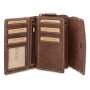 Wild Real Only!!! real leather wallet, high quality, robust brown S-0395