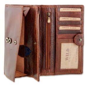 Wild Real Only!!! real leather wallet, high quality, robust