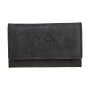 Wild Real only ladies wallet wallet 100% water buffalo leather 19x12x4cm #5928 black