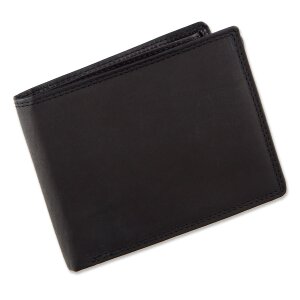 Wild Real Only!!! mens wallet made from real leather, black