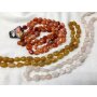 Agate necklace 120 cm