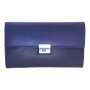 Waiters wallet made from real nappa leather with chain black+navy blue