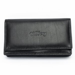 Tillberg ladies wallet made from real nappa leather 16,5 cm x 10 cm x 3 cm black