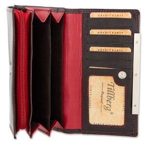 Tillberg real leather wallet 9,5 cm x 17,5 cm x 3 cm