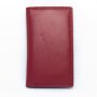 Tillberg real leather credit card and cell phone case 18x10x2 cm red