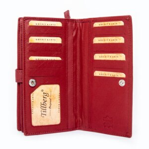 Tillberg ladies wallet made from real nappa leather 19 cm x 10 cm x 3 cm