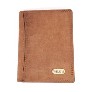 Wild Real Only!!! wallet made from real water buffalo leather tan