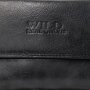 Real leather wallet, high quality, robust black