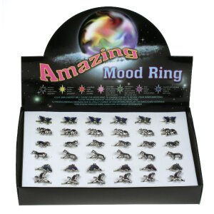 Amazing Mood Ring in alles Gr&ouml;ssen mit vielen...