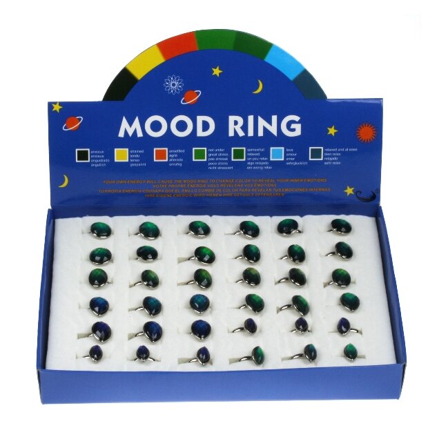 Mood Ringe in verschiedene Formen und gr&rdquo;sse einstellbar 54600245 S-0172