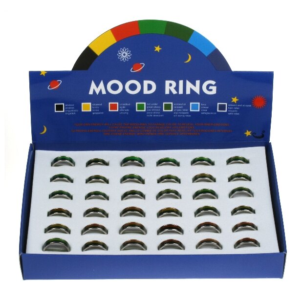 Mood Ring, Gr&ouml;ssen sind einstellbar mit Rainbow Motiv 54600133 / 01107832-1 S-0172