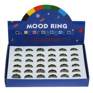Mood Ring, Gr&ouml;ssen sind einstellbar mit Rainbow...