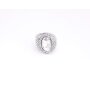 Elastic ring with rhinestones crystal