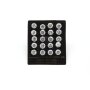 Ohrring/Edelstahl Cubic Zirconia 8mm (10 Paar mit karte)01801810