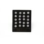 Ohrring/Edelstahl Cubic Zirconia 6mm (10 Paar mit karte)01801814