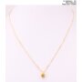 Fine necklace with pendant cubic zirconia, 01108539, 45 + 5 cm