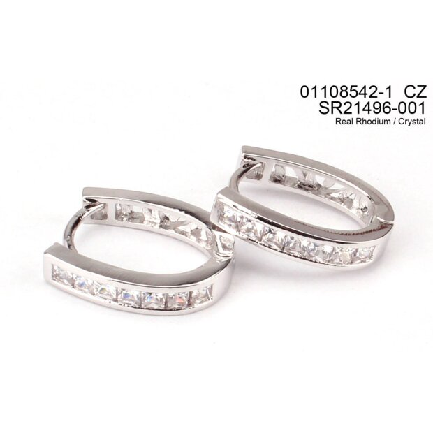 Earing with Cubic Zirconia
