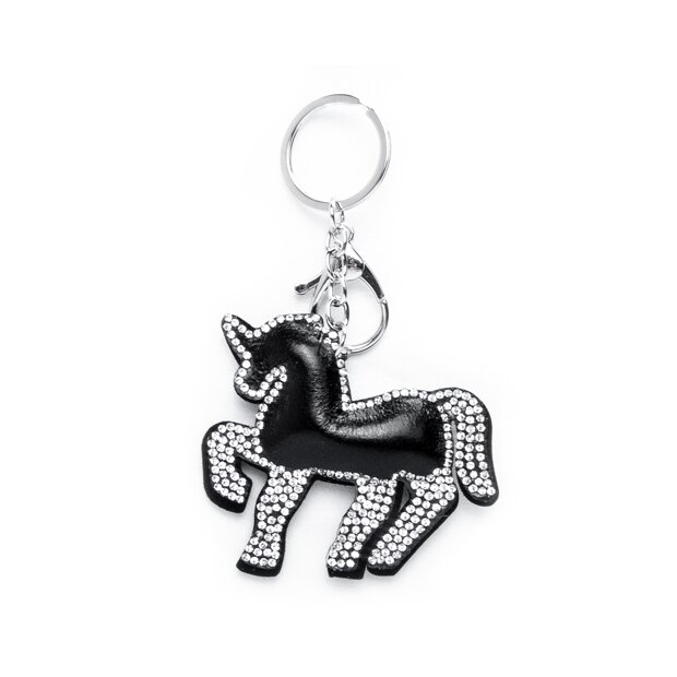 Keychain Unicorn with rhinestones