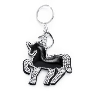 Keychain Unicorn with rhinestones