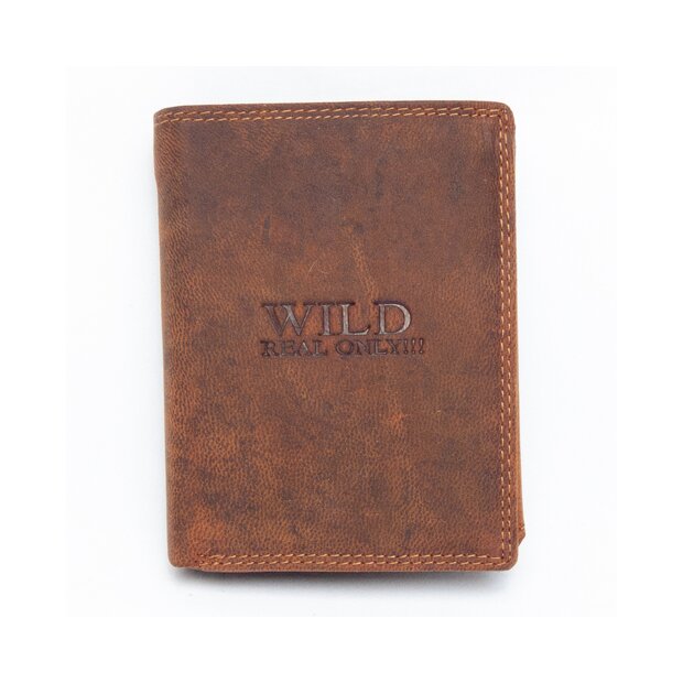 Wild Real Only!!! wallet made from water buffalo leather nature