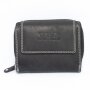 Wallet made of water buffalo leather WILD REAL ONLY !! black