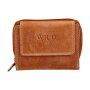 Wallet made of water buffalo leather WILD REAL ONLY !! tan