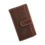 Water buffalo leather wallet WILD REAL ONLY !!!/ST-2016 darkbrown