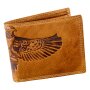 Tillberg mens wallet, wallet Adler 100% water buffalo leather 10x12x2.5cm / 104W-5B Tan S-0565