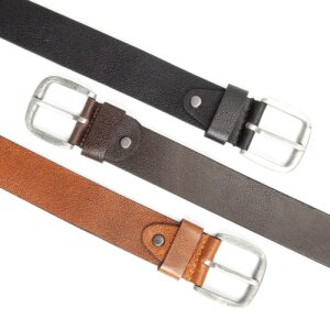 Buffalo leather belt 4 cm wide, length 90,100,110,120 cm...
