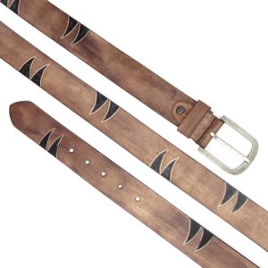 Buffalo leather belt 4 cm wide, length -100,105,110,115 cm 1 piece each GA-253