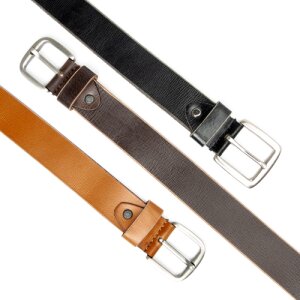 Buffalo leather belt 4 cm wide, length -100,105,110,115 cm 1 piece each UT-2217-28
